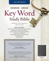 KJV Hebrew-Greek Key Word Study Bible, Bonded Leather, Black